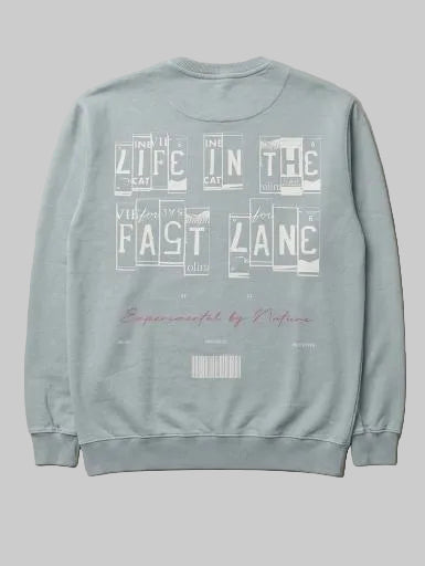 Crewneck Placas - Corte Reducido